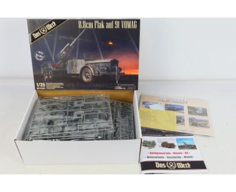 Das Werk - A boxed 1:35 scale Das Werk DW35024 8.8cm Auf 9t Vomag German WW2 AA Vehicle. The kit appears to be in Mint condit