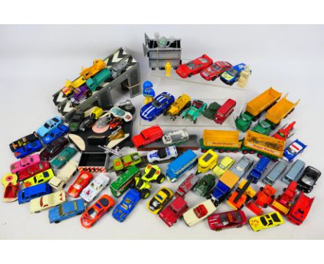 Matchbox - Corgi - Bburago - A group of unboxed vehicles including Routemaster bus, Ferrari F40, Holden Ute, Oldsmobile Delta