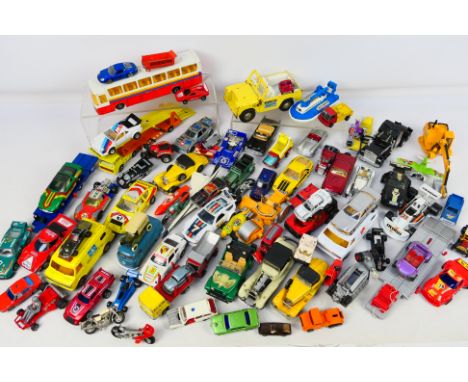 Corgi - Matchbox - Majorette - Triang - Others A mixed assortment of unboxed diecast and plastic vehicles in varying scales t
