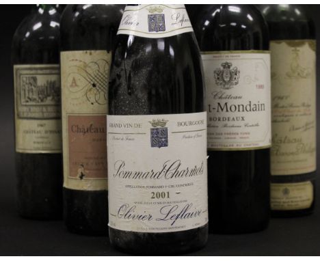 One bottle Chateau La Grange 1970, one bottle Chateau Mouton Baron Philippe 1960, one bottle Chateau Palmer Margaux (Army & N