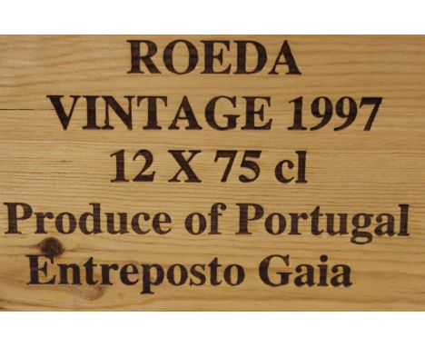 Eight bottles The House of Croft Roeda 1997 Vintage Port, owc