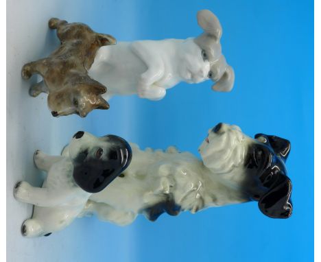 Four model dogs including Goebel