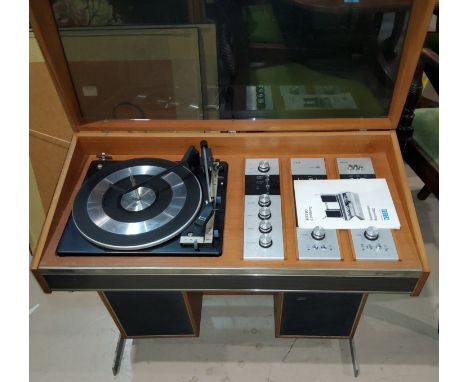 A Decca Compact 3 DS 5326, record player on stand. 