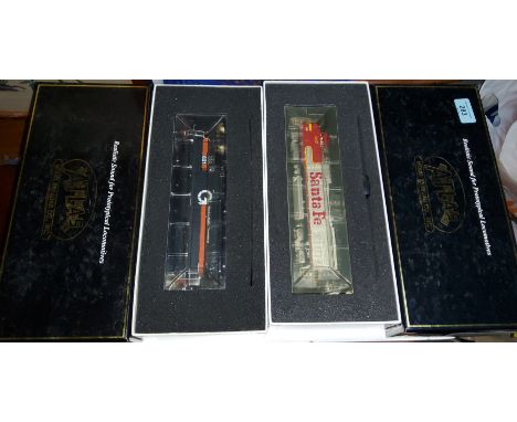 Atlas Model Rail Co HO gauge item 9833, locomotive Santa Fe (Standard cab) Road 507 Dash 9-40BW , boxed; Atlas Model Rail Co 