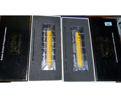 An Atlas Model Rail Co HO gauge item 7584 Union Pacific 'We can Handle It' Road #419 SD 24 locomotive, boxed; an Atlas Model 