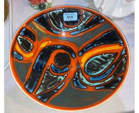 A 1970's Poole shallow bowl, diameter 27cm 