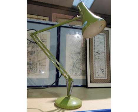 A selection of ornamental items and bric a brac to include artist's box, angle poise lamp etc 