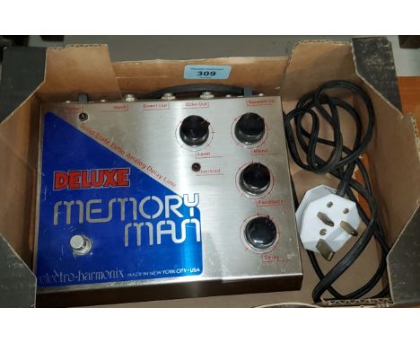An Electro Harmonix Deluxe Memory Man (sold as a collector's item, not PAT tested) 