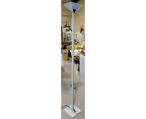 A vintage designer FLOS standard lamp in cream height 192cm