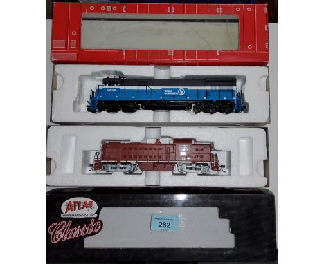 Atlas Model Rail Co Classic HO gauge item 7119 Alco RS-1 locomotive Rock Island 742, boxed; an Atlas Model Rail Co HO gauge i