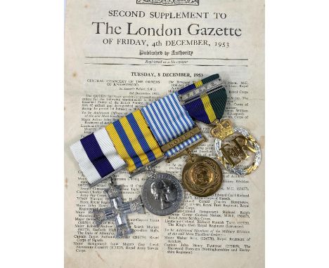 LOT 200: ON INSTRUCTIONS RECEIVED FROM THE RECIPIENT: A rare Korean War Group of Four medals to 2/Lt N. F. DEAVILLE KINGS com