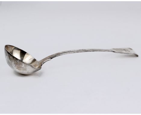 A sterling silver ladle. by JA&amp;TS London 1891. 11ozt. 