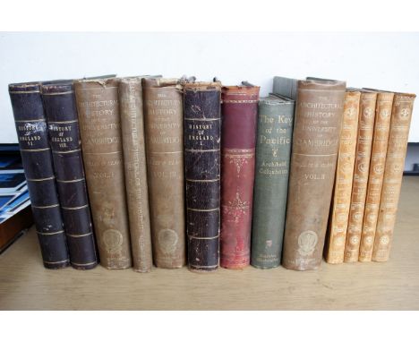 WILLIS (Robert) The Architectural History of the University of Cambridge, Volumes I-IV (1886), Cambridge University PressToge