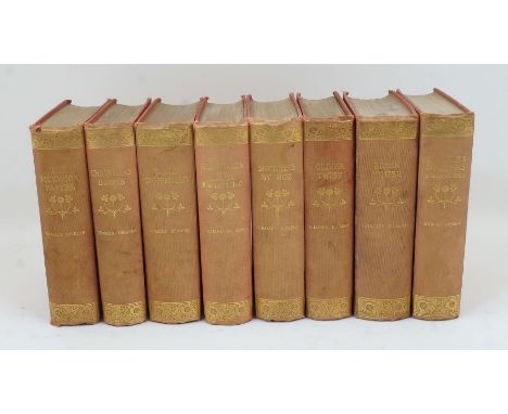 The Collected Works of Charles Dickens, the Imperial Edition, original red cloth with gilt tooled upper board and spine and g