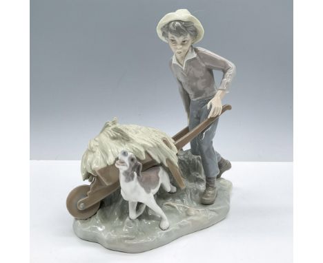 Glossy finish; Lladro backstamp. Artist: Salvador FurioIssued: 1973 - 1981Dimensions: 4.5''L x 7.75''W x 8.75''HManufacturer: