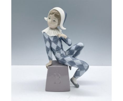 Glossy finish; Lladro backstamp. Artist: Francisco CatalaIssued: 1980 - 1985Dimensions: 3.75''L x 2.5''W x 8''HManufacturer: 
