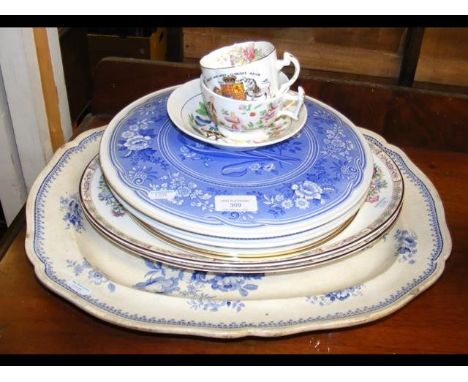 Various ceramic ware, including meat platesCONDITION REPORTSee additional images.