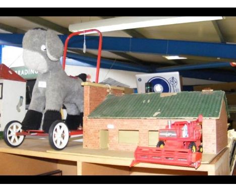 A selection of vintage toys