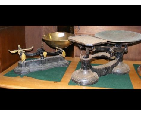 Two vintage scales