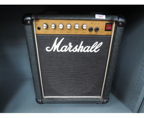 A Marshall Reverb 12 practice/combo amplifier