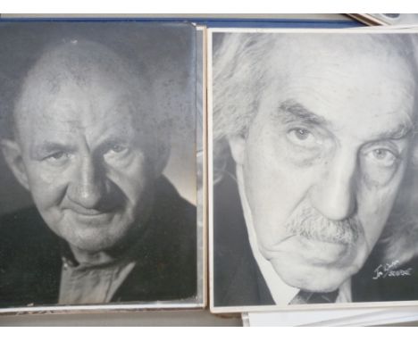 A large number of vintage character photographs with others