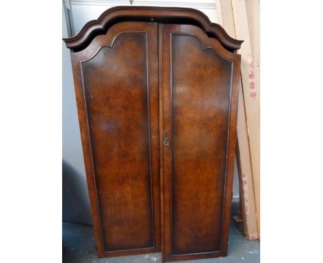 An attractive late 19th century two door wardrobe with internal upper shelf; 105 x 50 x 175cmH