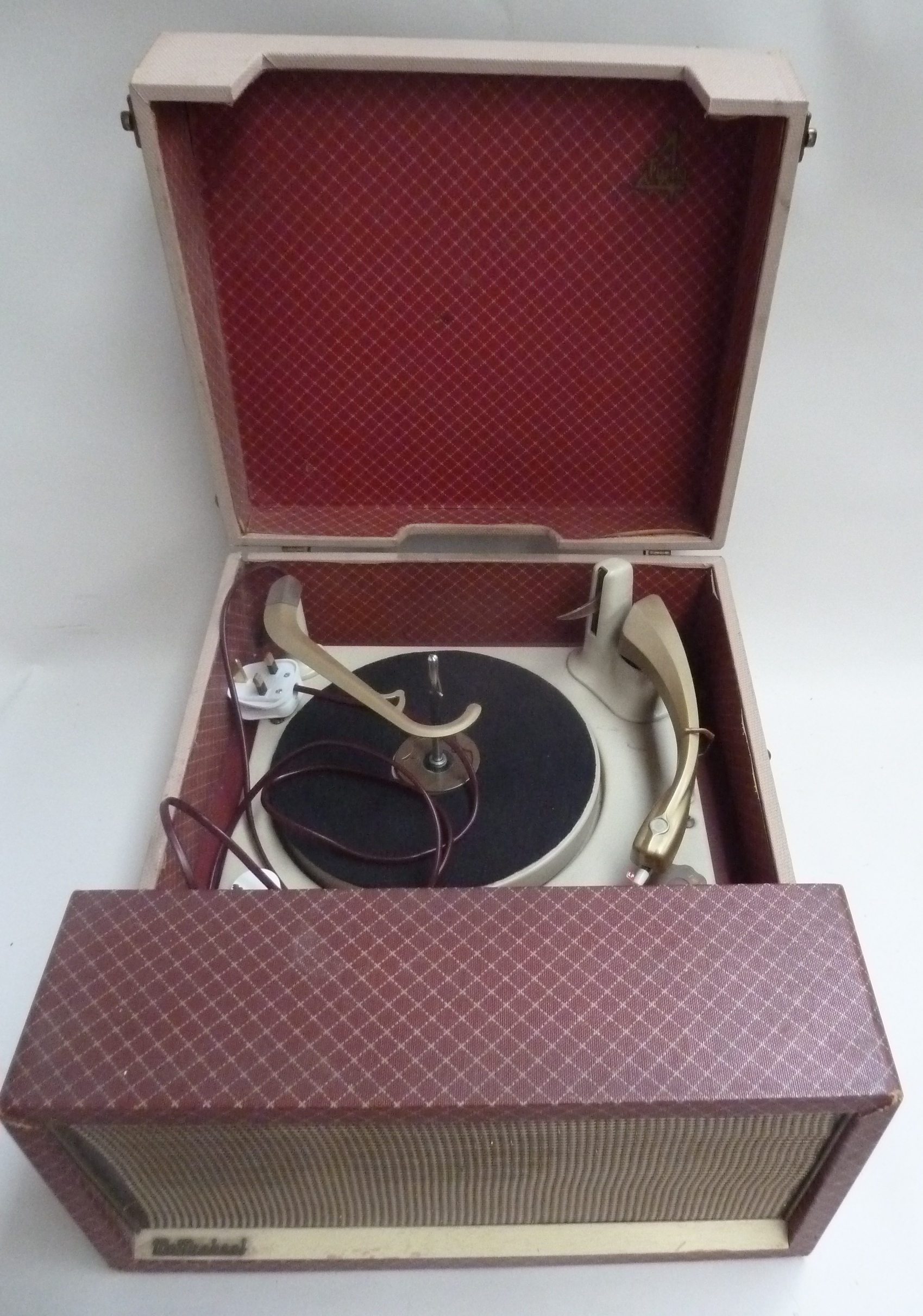 A 1960s portable record player