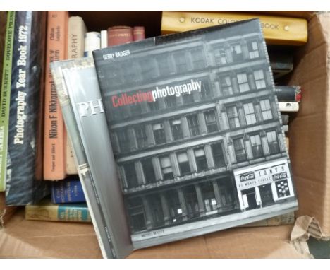 A quantity of books on the collecting and use of manual cameras and photography in general