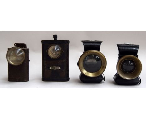 A selection of cycle lamps, to include 'Demon King' Bicycle Kero Oil lamp- P&H Ltd. Birmingham, together with Vintage Joseph 