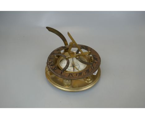 Brass yacht compass 
