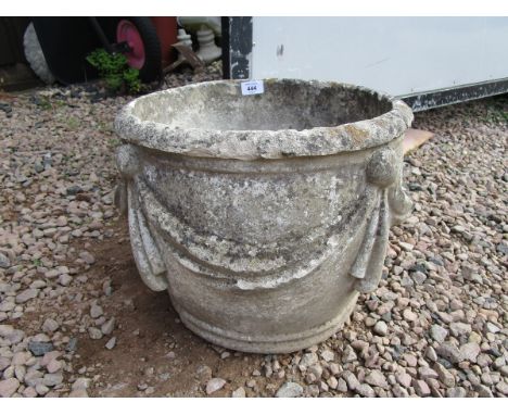 Stone circular planter 