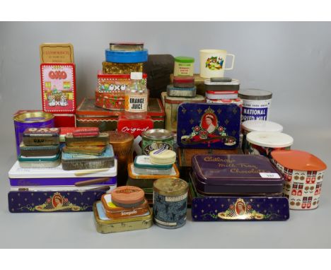 Collection of vintage tins 