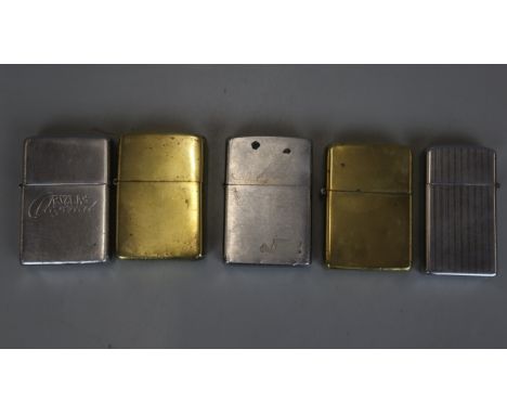 Etching Brass Armor 5-Sides Freemasonry Zippo Lighter