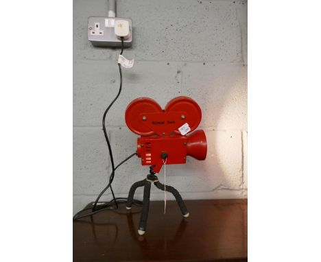 Retro lamp in form of a film camera - working order 