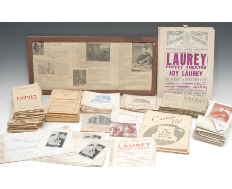 Puppetry – promotional paper ephemera relating to Joy Laurey and The Laurey Puppet Company, comprising The Laurey Puppets 194