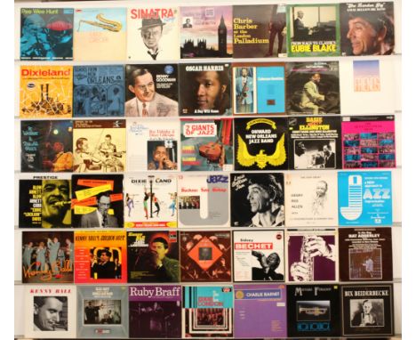 A Group of Jazz LPs to include Sidney Bechet/Django Reinhardt - 2 Giants of Jazz; Arnett Cobb - Blow Arnett, Blow; Kenny Ball