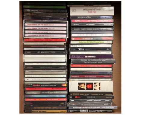 A collection of Classic Rock And Metal CD Albums. Includes artists: Queen, The Beatles, Deep Purple, Motorhead, Pink Floyd, W