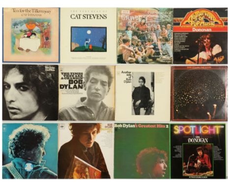 A collection of Folk/Folk Rock LPs to include; Bob Dylan - Another Side Of Bob Dylan (1966 UK); Bob Dylan - The Times They Ar