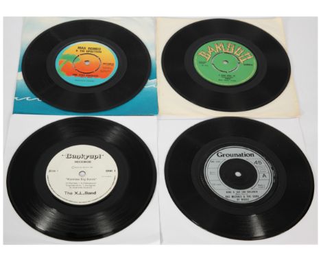 A collection of Reggae 7" to include; Omen/Owen Gray - I Can Feel It (1970 UK, 4-prong centre); The X.L. Band - Ronnies Big B