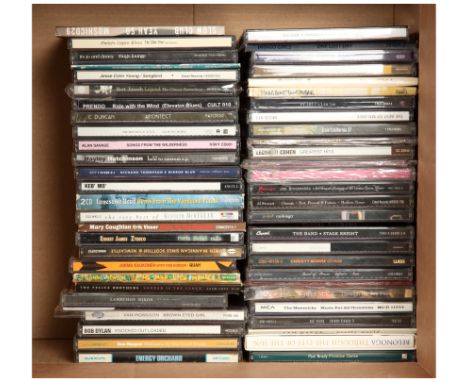 A collection of Folk/Folk Rock/Blues CDs to include artists; Bob Dylan, Leonard Cohen, Bert Jansch, Mumford &amp; Sons, The B