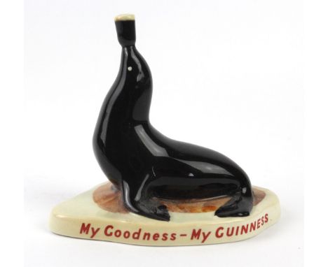 A Carlton Ware advertising Guinness Seal
My Goodness My Guinness, factory marks to base, height 9cm CONDITION REPORT: Good co