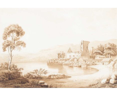 Lieutenant-General Archibald Ingles Lockhart (1810-1880)View of the Ruins of the Abbey at Inchiquin in County Clare in the So
