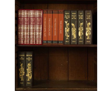 Folio Society: Classical Authors to include: Plutarch, Lives, London: Folio Society, 2010, four volumes in slipcase; Walbank,