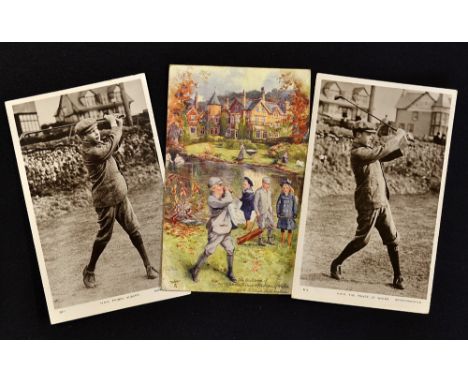 2x early H.R.H Princes playing golf to incl Prince Albert and Prince of Wales and another titled 'The Children of The Prince 