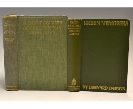 Darwin, Bernard (2) - - "The Golf Courses of Great Britain" new and revised edition 1925 with colour illustrations by Harry R