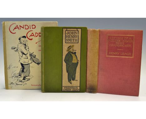 Early Golf Stories and Golf Fiction books (3) to incl Frederick Adams "John Henry Smith - A Humorous Romance of Outdoor Life"