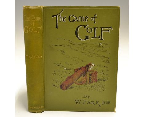 Park W (Junr) -"The Game of Golf" 4th Imp., 1899 original decorative pictorial cloth boards and spine, numerous illustrations