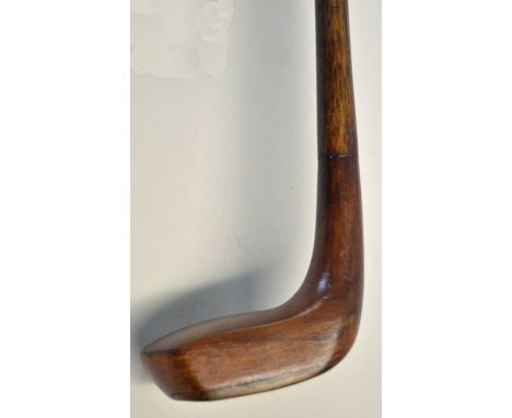 Tom Morris St Andrews signature Sunday golf walking stick - fitted with socket head golf club handle stamped in gilt Tom Morr