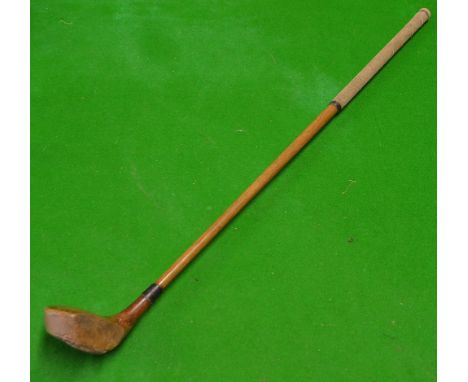 Original Jack Ross Childs light stained persimmon driver - all original 
