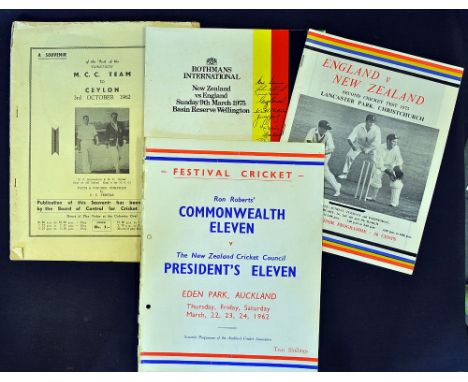Collection of cricket ephemera from the early 1900's onwards to incl 3x "The Cricket Weekly Record and Journal"  for 1908, 19